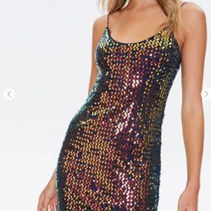 Forever 21 Sequin Bodycon Dress Size S NWT